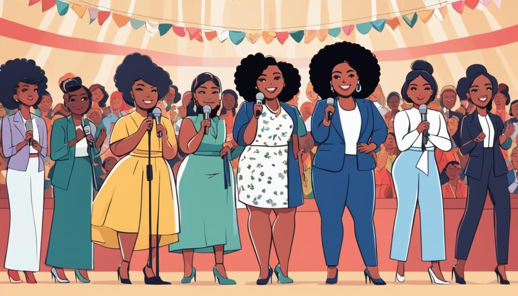Women Giving Speeches