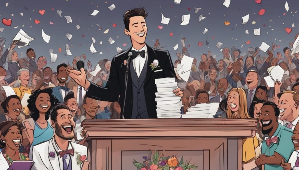 incorporating humor in wedding speeches