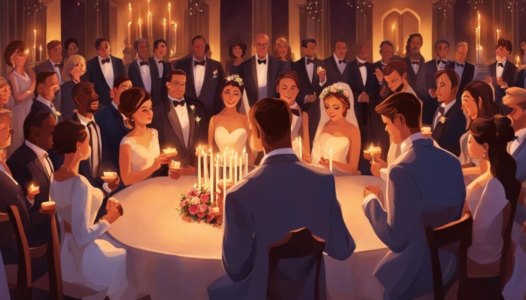 unique ways to share messages at weddings